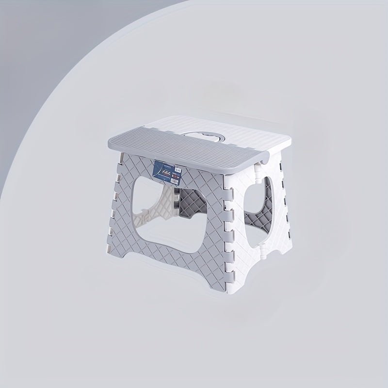 1pc Portable Folding Stool, Thickened Plastic Square Small Bench for Adults, Compact Household Mazar Mini, Outdoor Travel Fishing Foldable Bench, Outdoor Seating | Compact Design | Durable Plastic Bench