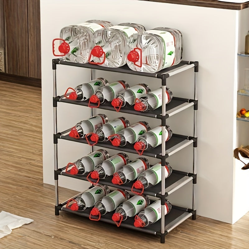 Modern Minimalist 7-Tier Shoe Rack - Slim, Space-Saving Design for Entryway, Closet, Garage - Sturdy Steel Frame, Easy 10-Minute Assembly, Ideal for Home Organization, Shoe Storage|Sleek Shoe Rack|Durable Shelf, Shoe Storage Rack