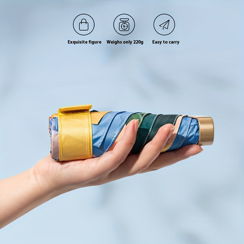 Parasol de Soleil L¨¦ger et Compact pour Toutes Saisons avec Protection UV pour Femmes
