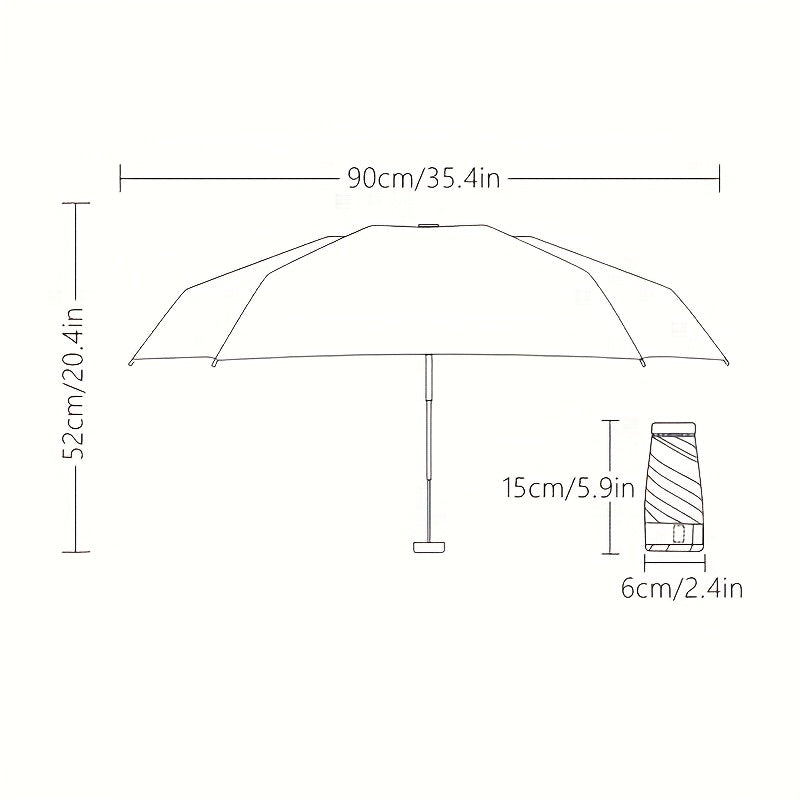 Parasol de Soleil L¨¦ger et Compact pour Toutes Saisons avec Protection UV pour Femmes