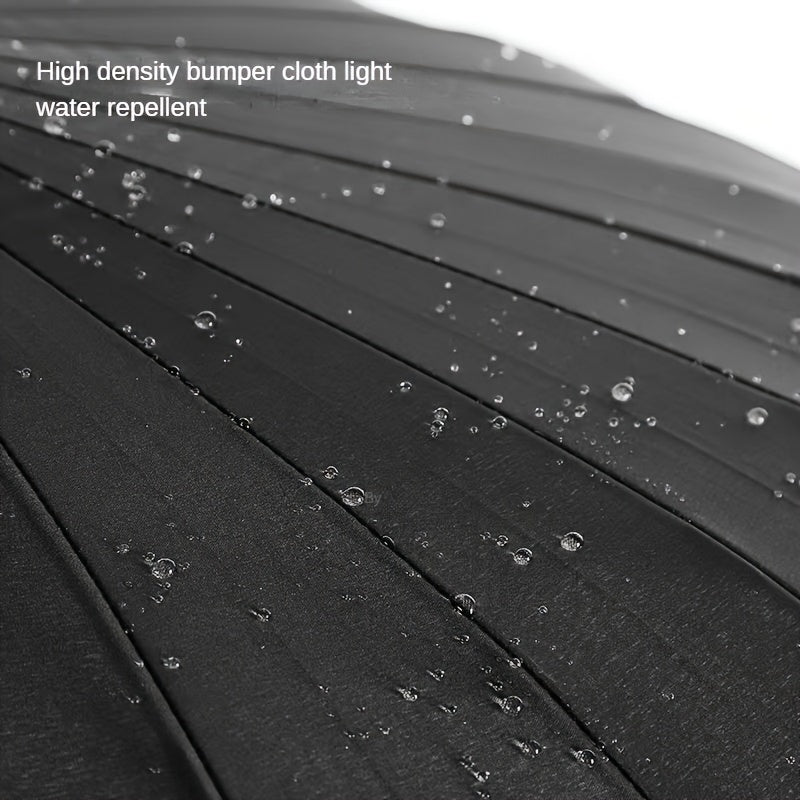 Un parapluie r¨¦sistant au vent ¨¤ 24 baleines, dot¨¦ d'une poign¨¦e longue - Il est imperm¨¦able, portable et s'ouvre avec un seul clic, con?u pour les hommes et les femmes avec un mat droit.