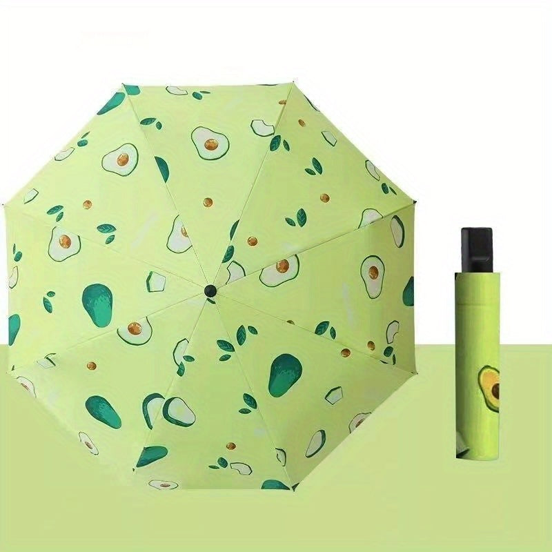 Parapluie ¨¤ motif de citron - Parapluie de voyage pliable manuel avec protection UV, coupe-vent et imperm¨¦able, parapluie portable et l¨¦ger, adapt¨¦ aux femmes et aux hommes, peut ¨ºtre utilis¨¦ pour un anniversaire\u002FNo?l, etc.