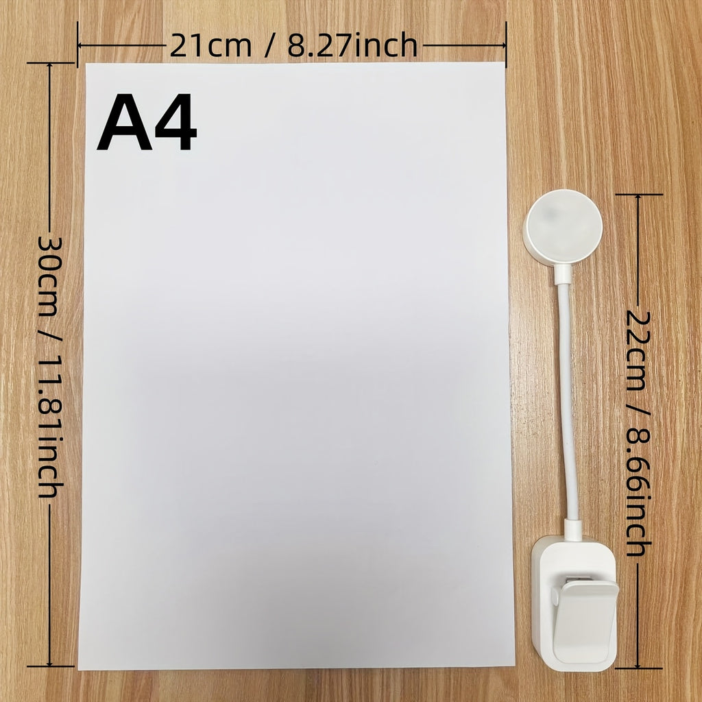 USB-Powered LED Desk Lamp with Touch Control - Portable Reading Light for Bedroom, Study, and Office - Ideal Holiday Gift, Study Light | Sleek LED Lamp | Rechargeable Battery, Office Lighting