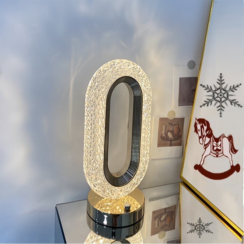 A creative USB-powered advanced art desk lamp decoration nightlight atmosphere light living room room bedroom a variety of room types for friends holiday birthday Christmas gifts