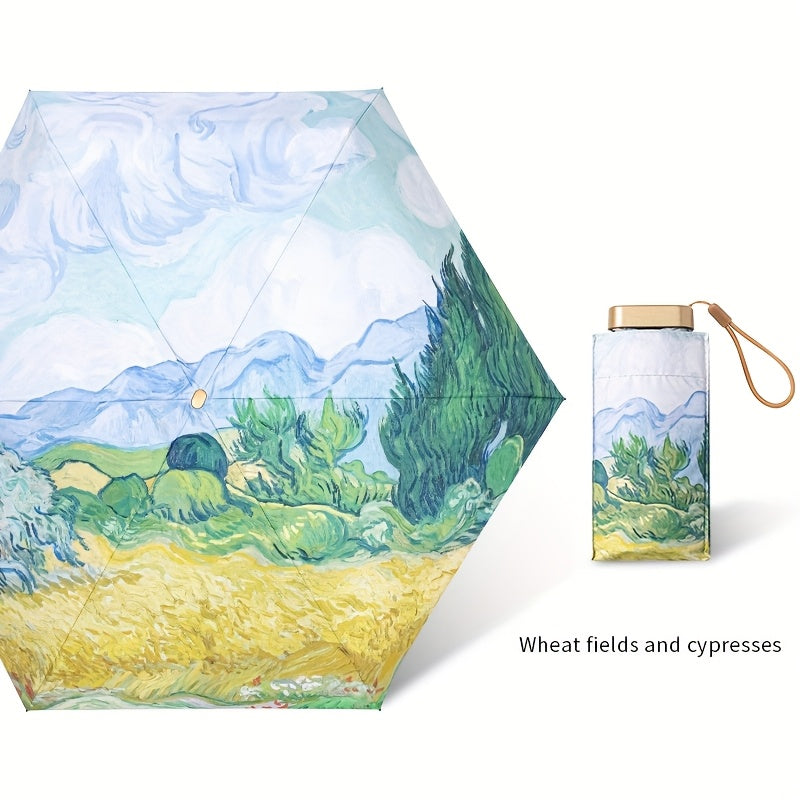 Parasol de Soleil L¨¦ger et Compact pour Toutes Saisons avec Protection UV pour Femmes
