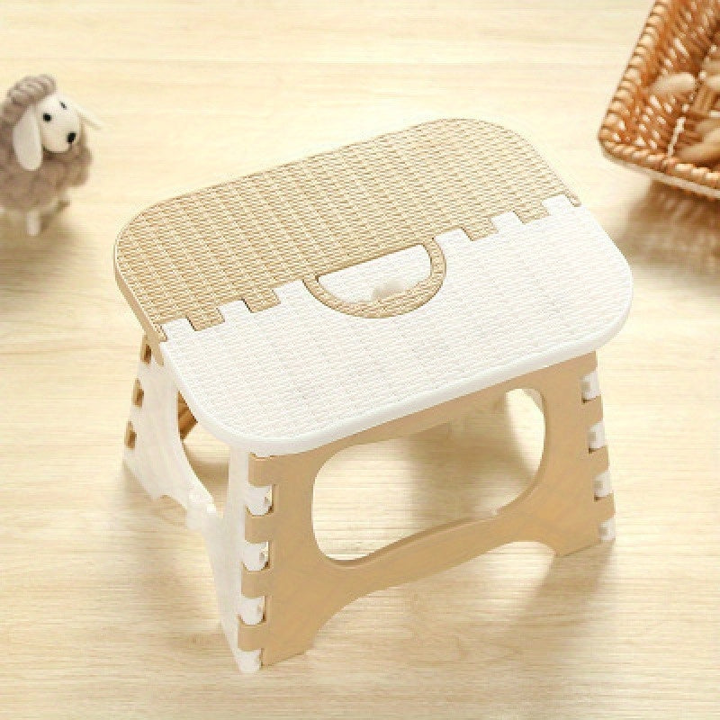 Plastic small stool folding stool portable stool thickened folding stool