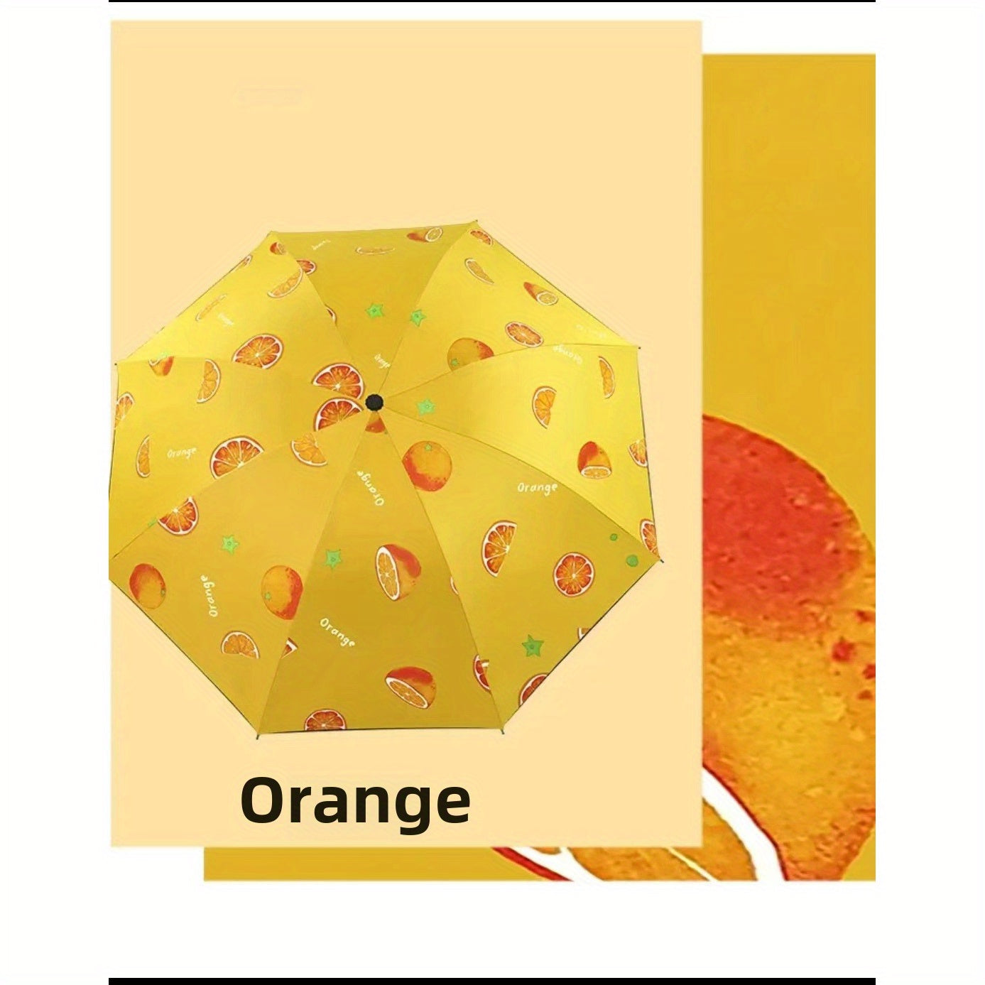 Parapluie ¨¤ motif de citron - Parapluie de voyage pliable manuel avec protection UV, coupe-vent et imperm¨¦able, parapluie portable et l¨¦ger, adapt¨¦ aux femmes et aux hommes, peut ¨ºtre utilis¨¦ pour un anniversaire\u002FNo?l, etc.