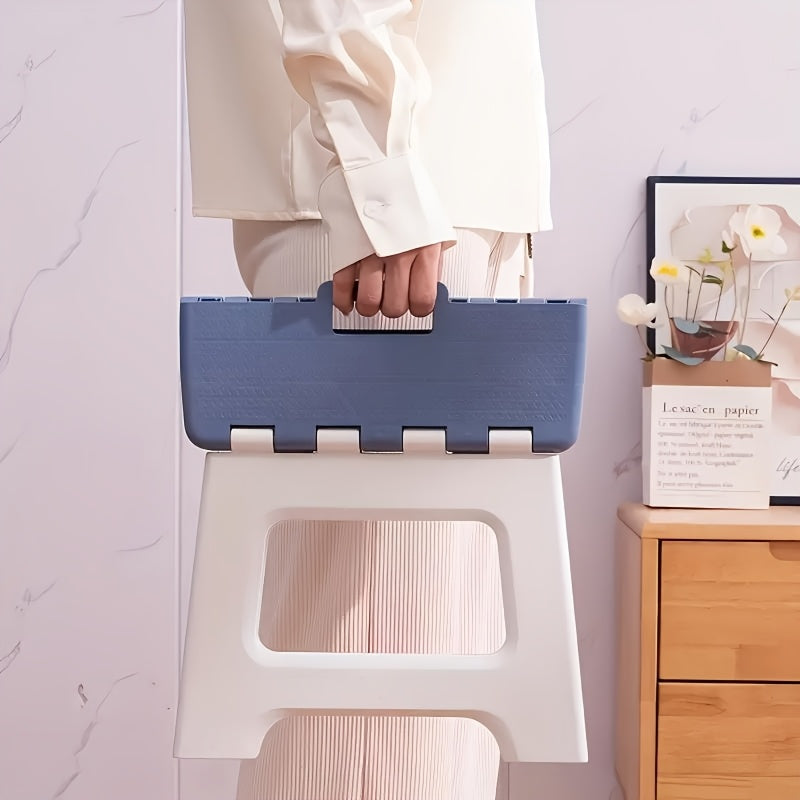 Simple And Stylish Office Stool, Stylish, Beautiful, Durable, Household Folding Stool, Saving Space, Easy to Store, Office Stool, Office Supplies Suitable for 4 Seasons of Gifts