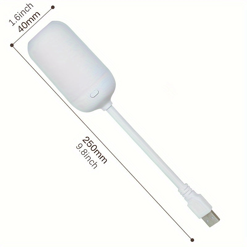 1pc Touch-Controlled Dimmable LED Night Light, USB Powered Eye-Caring Desk & Wall Lamp, PVC Material, 3 Color Temperatures for Home Use