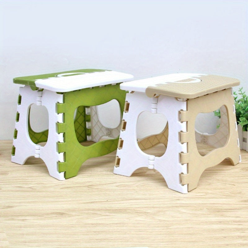 Plastic small stool folding stool portable stool thickened folding stool